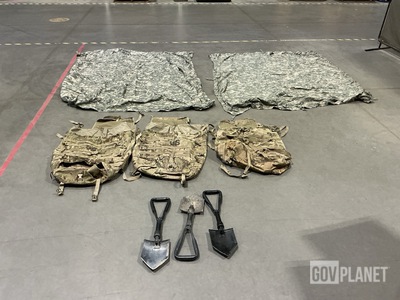 (21) Tarpaulins, (20) Large Field Rucksacks & Assorted Items
