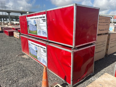 2026 SKLP SK-S5030 50 ft x 30 ft Double Garage Metal Shed (Unused)