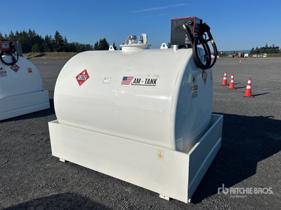 2026 AM Tank 1000 1050 gal Skid Mounted Steel Diesel Fuel Tank (Unused)