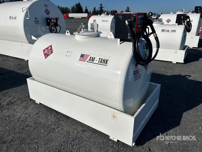 2026 AM Tank 500 490 gal Skid Mounted Steel Diesel Fuel Tank (Unused)