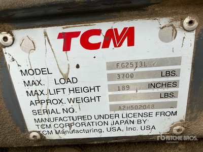 TCM Pro G25 3700 lb Cushion Tire Chariot Élévateur