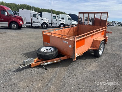 2020 Miska Hercules 5200 8 ft S/A Utility Trailer