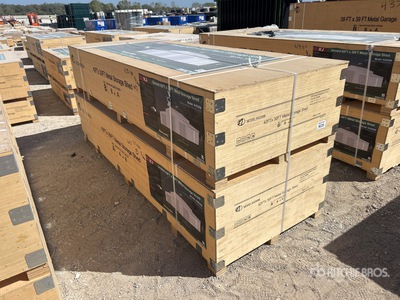2026 KJ K4230W Triple Garage Metal Storage Shed (Unused)