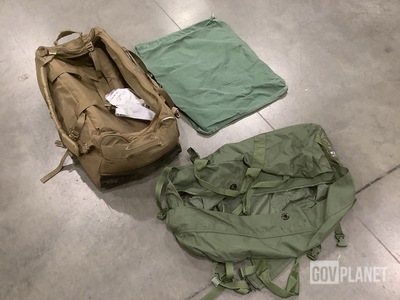 (2) Deployment Bags, (14) Barracks Bags, (7) Duffel Bags & Assorted Items
