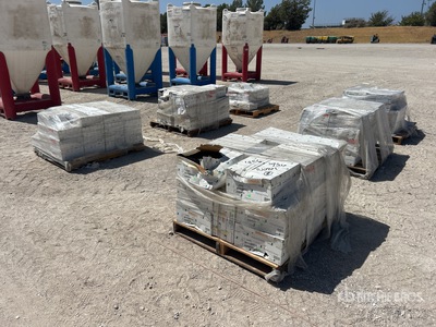 Quantity of (6) Pallets of HABACHAIN Slat Top Flat Plastic Conveyer Chains