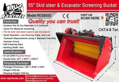 2026 Raytree RESB55S 55 in Excavator & Zeefbak voor Schranklader (Unused)
