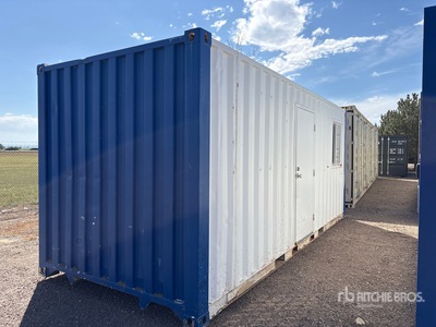 19 ft 10 in x 8 ft 4 Person Skid-Mounted Transportierbare Büros