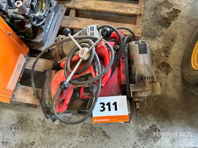 Quantity of (2) Milwaukee Magnetic Electric Drill Press