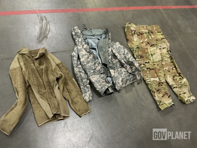 (16) Jackets, (4) Pairs of Coveralls, (3) Parkas & Assorted Items