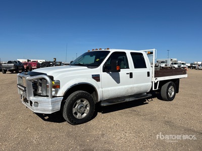 2010 Ford F-350 XLT 4x4 Crew Cab Camion à Plateau