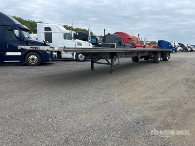 2015 Alutrec 48 ft T/A Spread Axle Remolque caja abierta