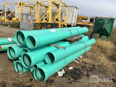 (10) 14' Crestline 12" SDR-35 Gasket Joint PVC Sewer & Drain Pipes