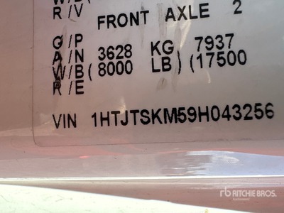 2009 International 4300 SBA 4x2 Moving Van Truck