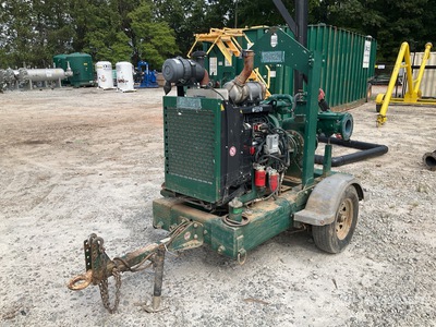 2023 Cornell 6612T-RP-EM16K-4 Trailer-Mounted Waterpomp (Inoperable)