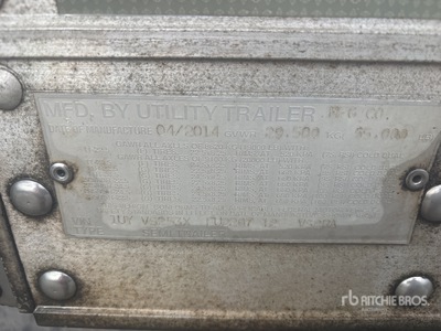 2015 Utility 53 ft T/A Refrigerated Trailer