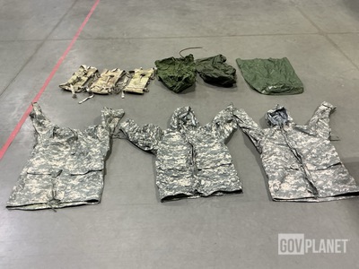 (28) Clothing Bags, (8) Parkas, (37) Carrier Systems & Assorted Items