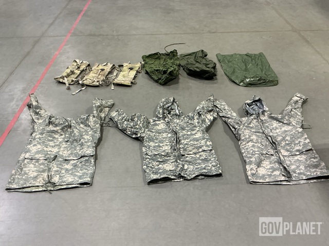 (28) Clothing Bags, (8) Parkas, (37) Carrier Systems & Assorted Items