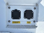Trailer Chassis with Power Receptacle Functional