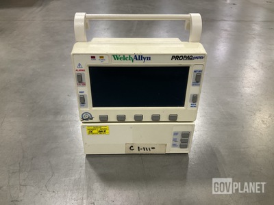 (5) Welch Allyn Propaq 206 EMPSC Patient Vital Signs Monitors w/Cases