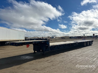 1997 Arrow 40 t Tri/A 52 ft - 60 ft Extendable Step Deck Trailer