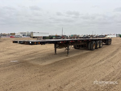 2003 Doepker 32 ft Super B-Train Lead Flatbed Trailer