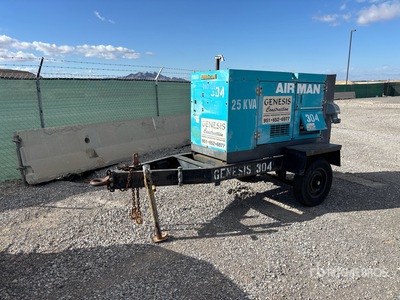 1999 Airman SDG25S 25 kVA Mobile Generator Set