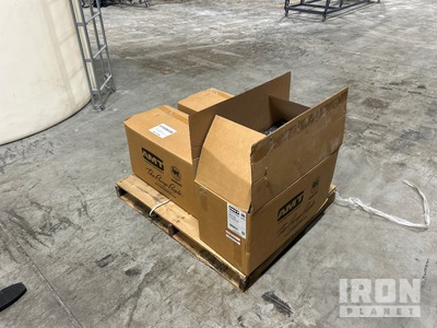 Quantity of (3) AMT Electric Self-Priming Cast Iron Sewage and Trash Pumps still in boxes (Unused)