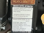 Engine with Emission Label