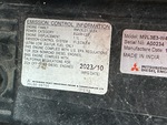 Engine with Emission Label