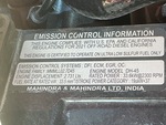 Engine with Emission Label