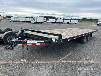 2021 Fabform HD822-10K 24 ft T/A Flatbed Trailer
