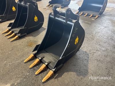 Dynamic Entities 24 in Digging Excavator Bucket - Fits Cat 307/308, Komatsu PC78/88 Deere/Hitachi 75/85 Case, New Holland, Kobelco SK80 Bobcat E80