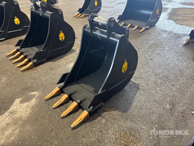 Dynamic Entities 24 in Digging Excavator Bucket - Fits Cat 307/308, Komatsu PC78/88 Deere/Hitachi 75/85 Case, New Holland, Kobelco SK80 Bobcat E80