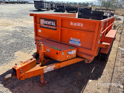 2022 Snake River 9 ft 10 in T/A Dump Utility Trailer