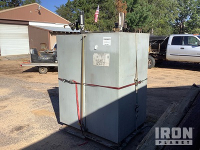 Oil Tank and Hose Reel w/Misc Lube Equipment