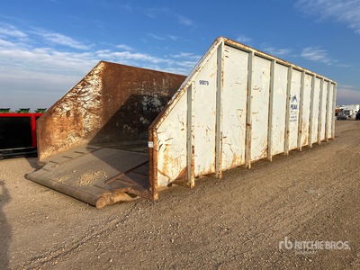 Custom Built 12 ft x 37 ft Skid Mounted High Wall Schieferbehälter
