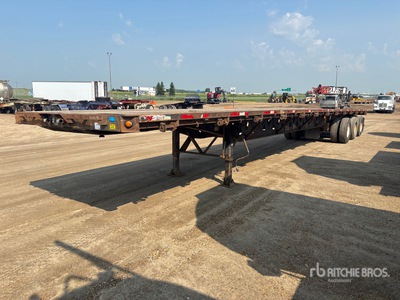 2008 Manac 53 ft Tri/A Flatbed Trailer