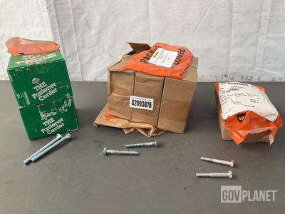 (300) Bolts, (519) Screws, (3) Tapping Screws & Assorted Items