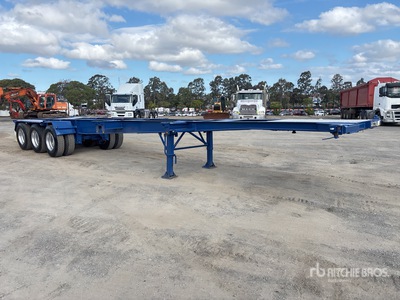 1988 Maxicube Fruehauf 12.2 m Tri/A Container Trailer