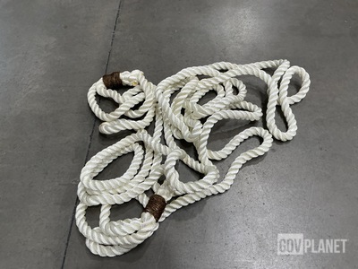 (12) Phoenix Rope & Cordage 5428793 Single Leg Fiber Rope Assemblies