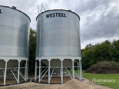 Westeel 2105 +/- 6500 bu 5 Ring Hopper Grain Bin