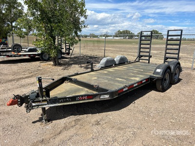 2018 Pratt CP0614 14 ft T/A Equipment Trailer