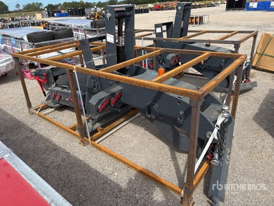 2026 GIYI GY-TE780 Hydraulic 1/2 Bullhorn Hooks, 4 pcs Accesorio de Grúa para Quinta Rueda (Unused)