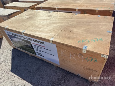 2026 SKLP SK-SC40 20 ft x 40 ft Galvanized steel pipes and color steel plates. Wiata Samochodowa (Unused)