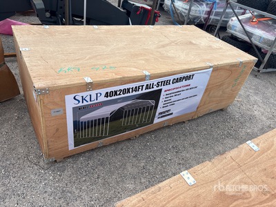 2026 SKLP SK-SC40 40 Ft x 20 Ft Carport (Unused)