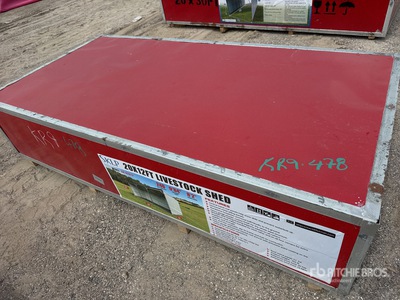 2026 SKLP SK-S2012 20 ft L x 12 ft W Abri pour le bétail (Unused)