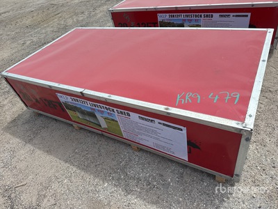 2026 SKLP SK-S2012 20ft L x 12ft W Abri pour le bétail (Unused)