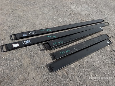 Quantity of (4) 2026 GIYI GYFK-10 Forklift Extension Rod (Unused)