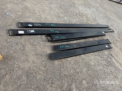 2026 GIYI GYFK-10 Qty of 4 Forklift Extension Rod Articoli da ferramenta e di consumo (Unused)