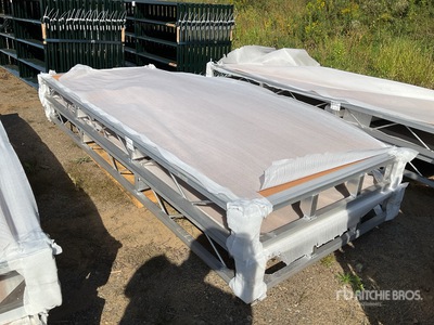 Quantity of (2) 2024 BYT BDF410 4 ft x 10 ft Aluminum Boat Dock Section Kit (Unused)
